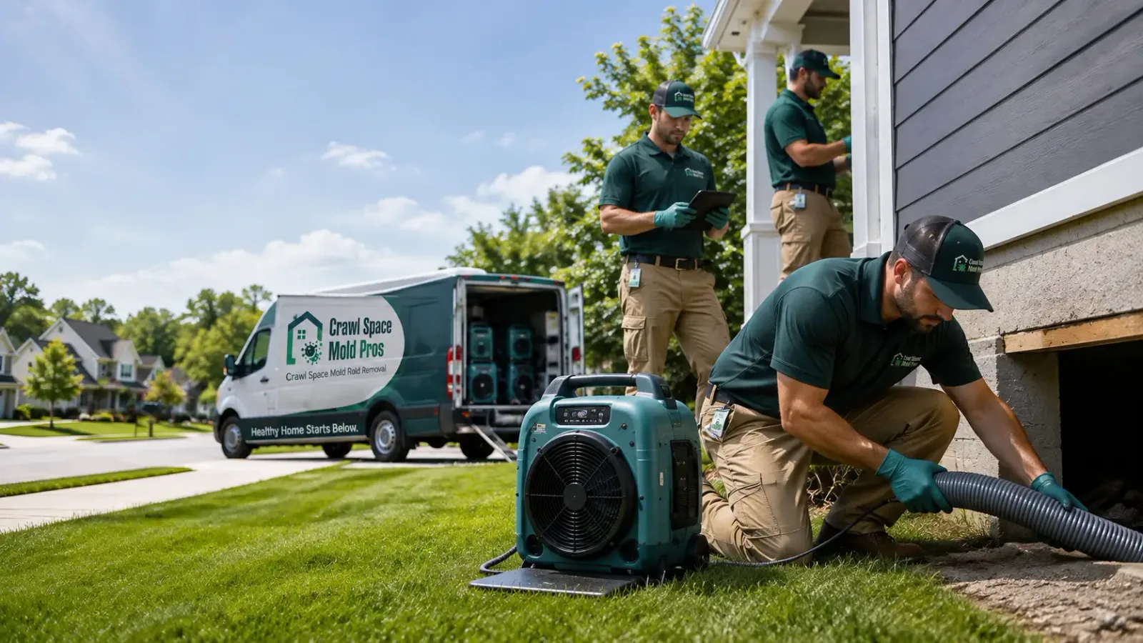 Crawl Space Mold Removal in Overbrook, KS